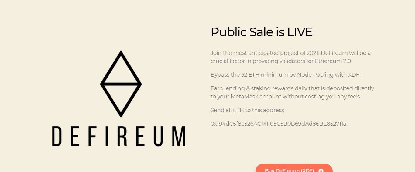 DeFireum Ico Review - Public Sale is LIVE