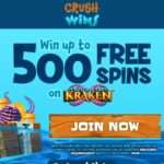 Crush Wins Casino Review: Win Up to 500 Free Spins