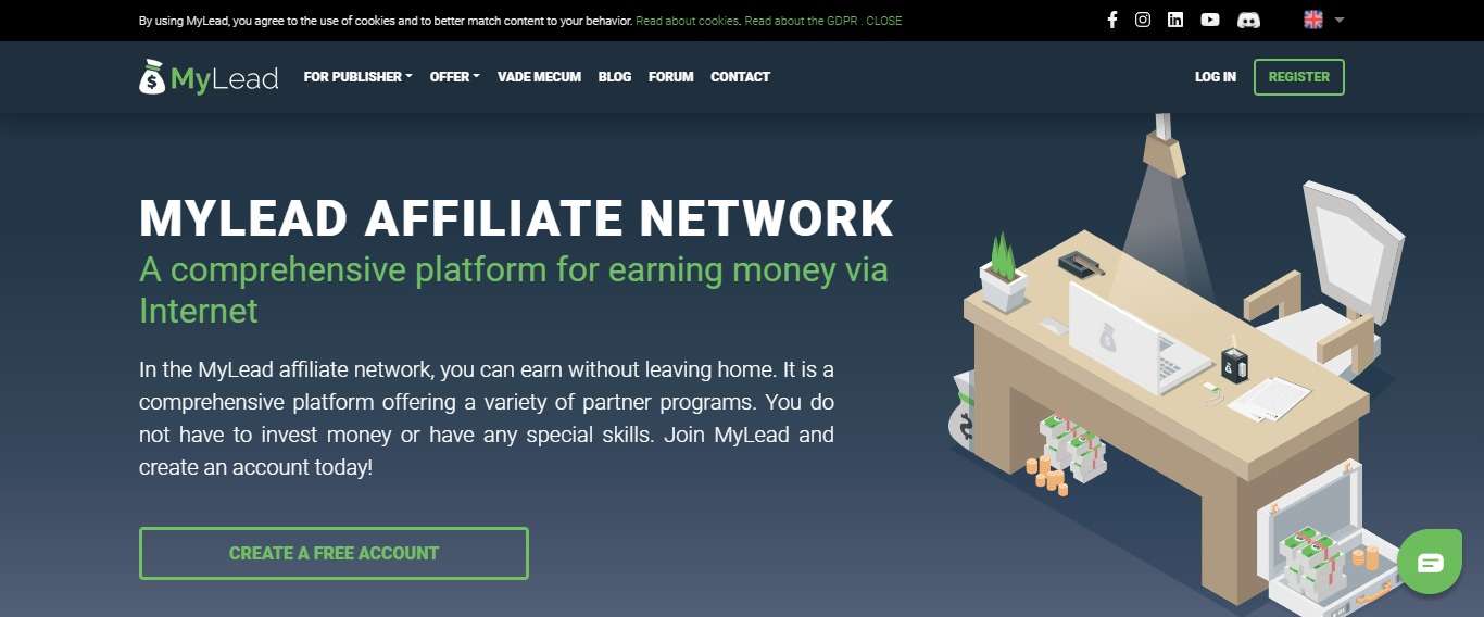 MyLead Affiliates Network Review : You Can Earn without Leaving Home