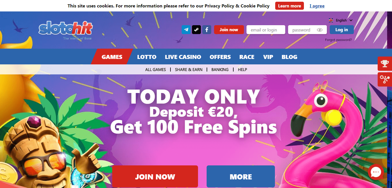 Slotohit.com Casino Review : Today Only Deposit €20, Get100 Free Spins