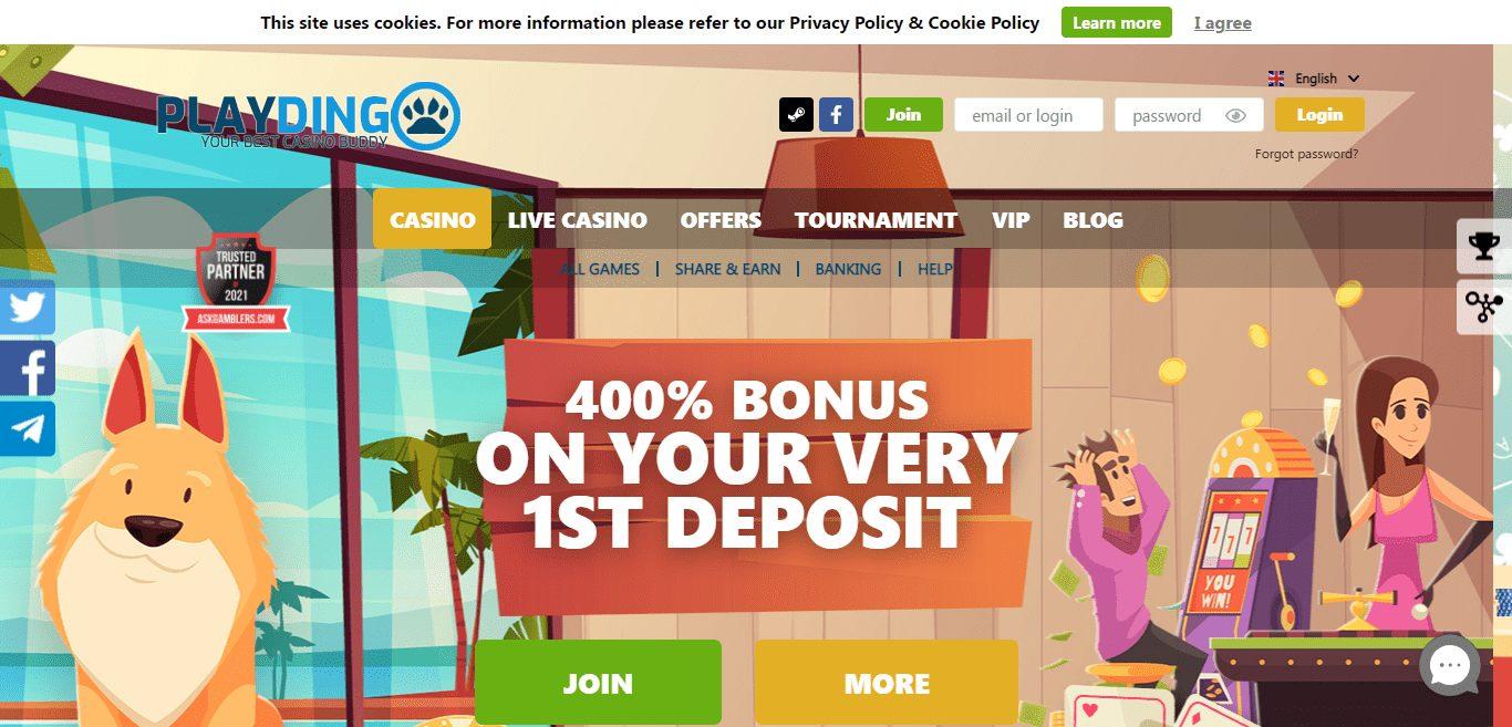 Playdingo.com Casino Review : Playdingo Casino is All About Exciting Original Online Casino Games