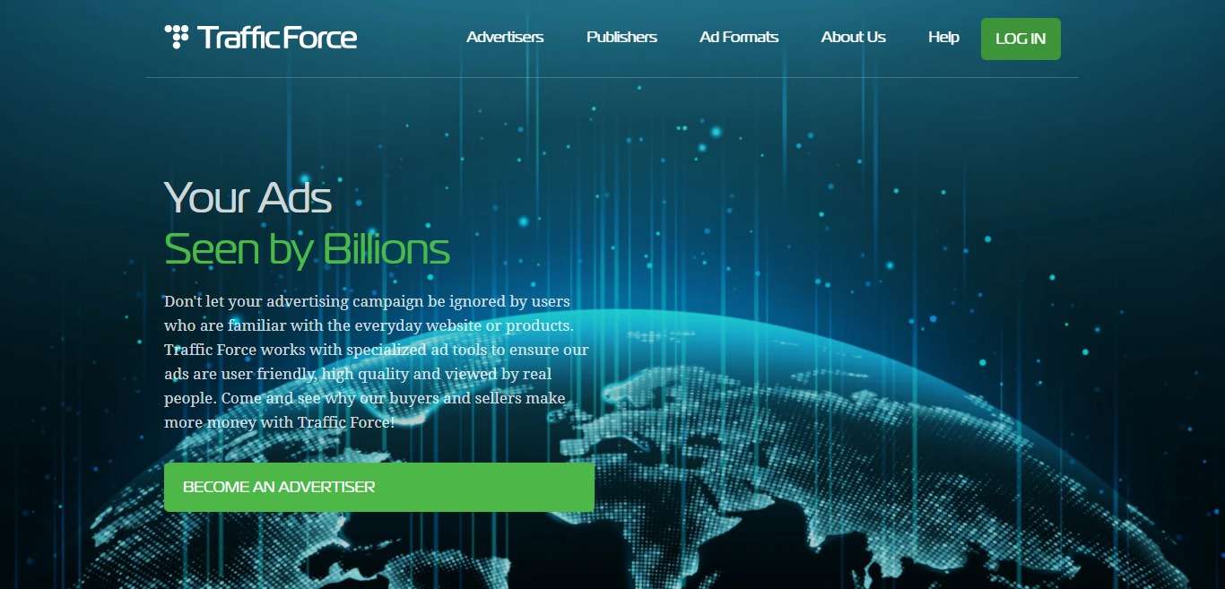 Trafficforce.com Advertising Review : Your Ads Seen by Billions