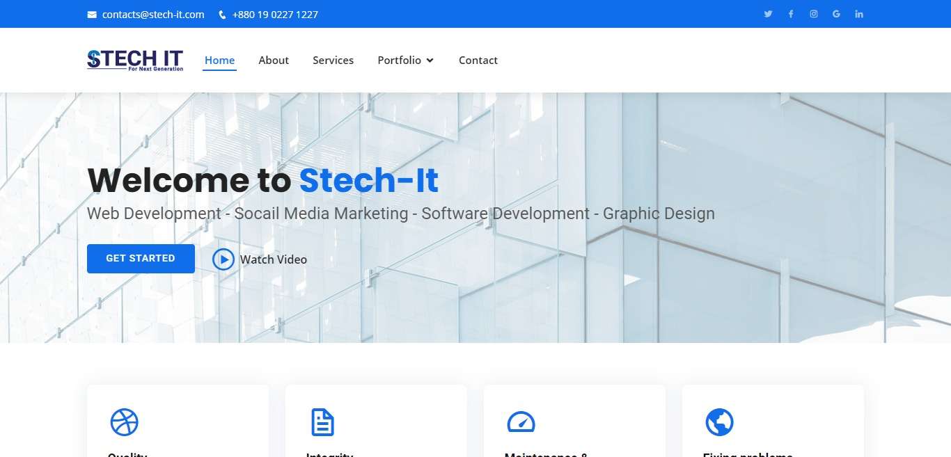 Stech-it.com Advertising Review : Web Development Social Media Marketing Software Development Graphic Design