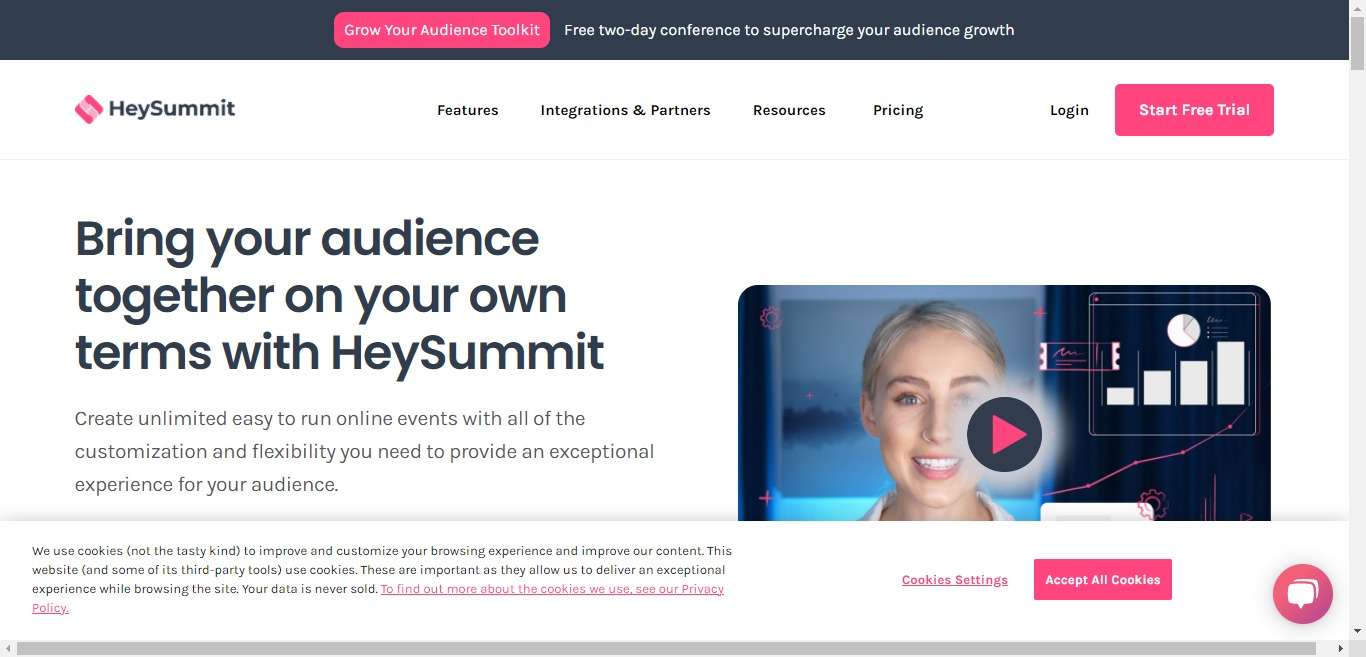 HeySummit Advertising Review : 30% Recurring Commission