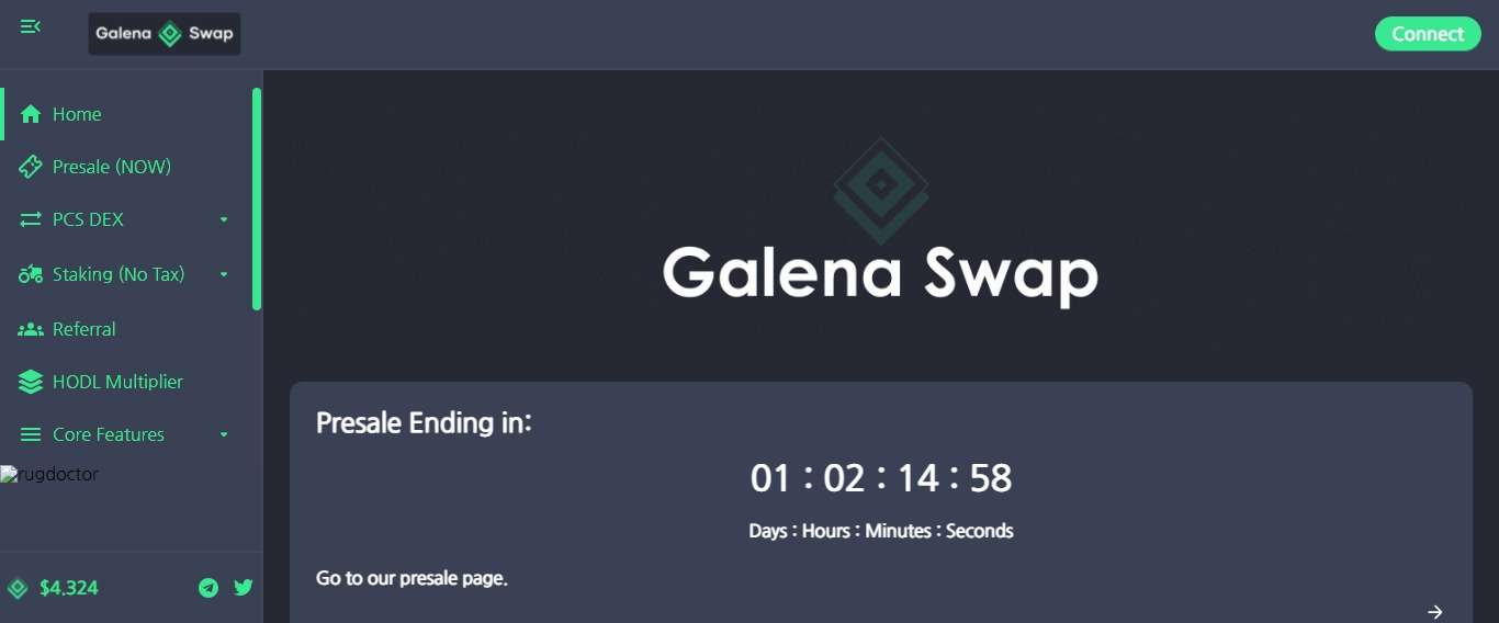 Galenaswap Defi Review: Get Earn 7% of Their Earnings Forever