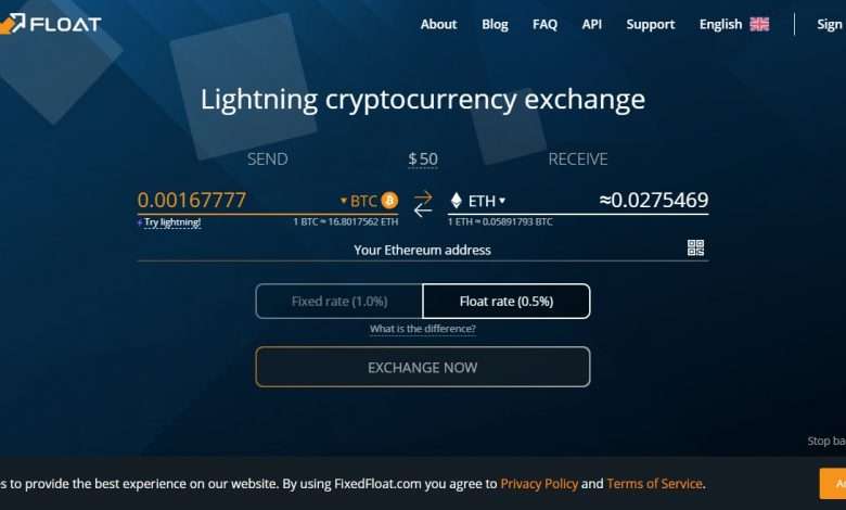 FixedFloat Advertising Review : 40% of the Profit of Each Exchange Made