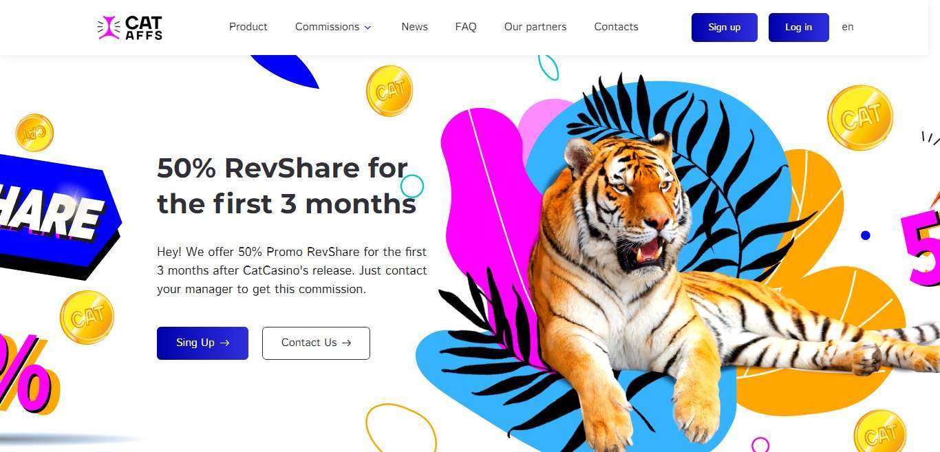 CatAffs Advertising Review : Up to 50% recurring revenue share