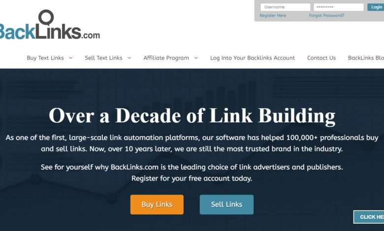 BackLinks.com Advertising Review : $100 for each qualified advertiser, $25 for each qualified publisher