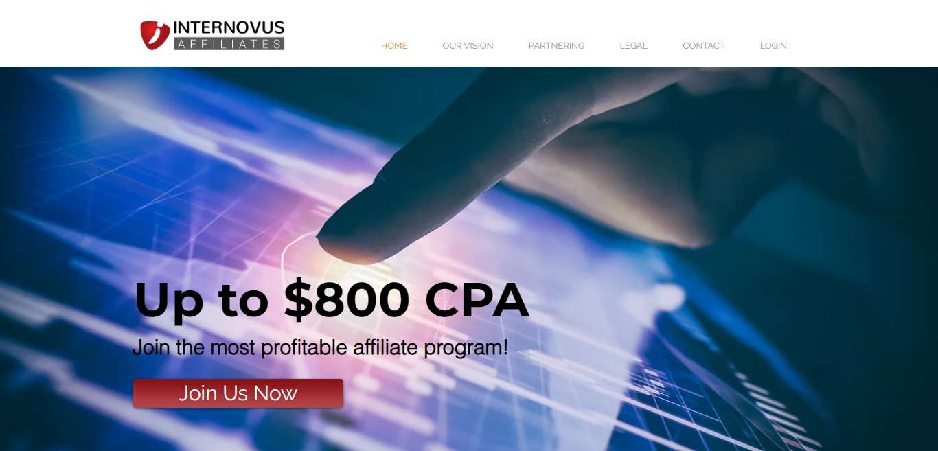 Internovus Advertising Review : Up to $800 CPA