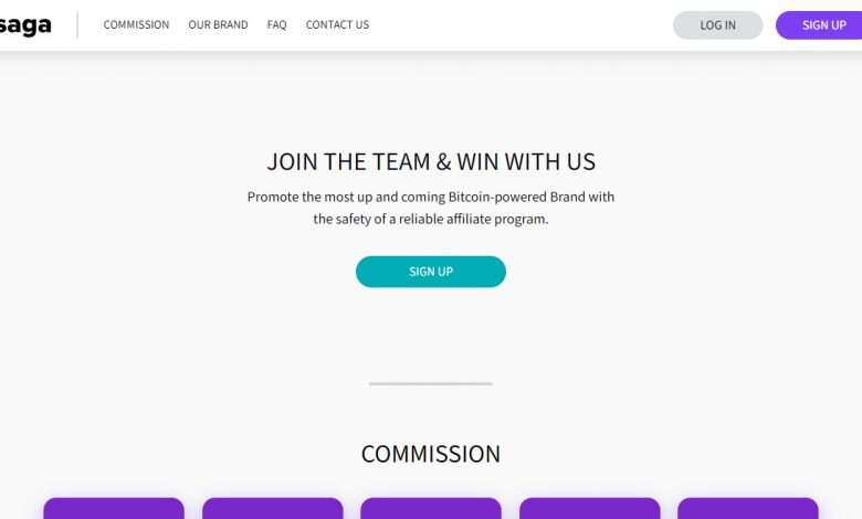CoinSaga Team Advertising Review : 25% - 45% Recurring Revenue Share