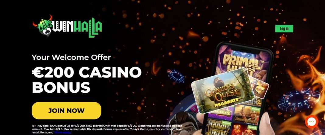 Winhalla.com Casino Review: Your Welcome Offer €200 CASINO BONUS