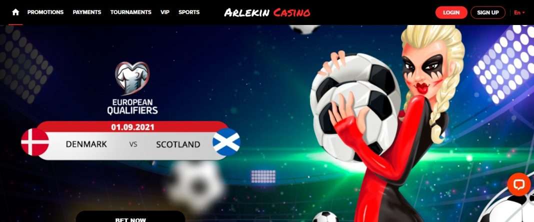 Arlekin Casino Review: 100% Up to €200 + 100 Free Spins