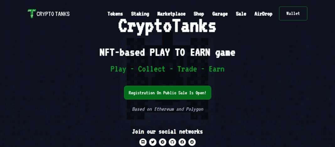 CryptoTanks Airdrop Review: CryptoTanks PLAY TO EARN platform