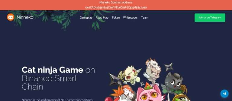 Ninneko.com Ico Review: Cat ninja Game on Binance Smart Chain