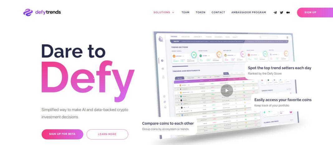 Defy Trends Airdrop Review: Randomly Selected to Win 1,000 DEFY Each