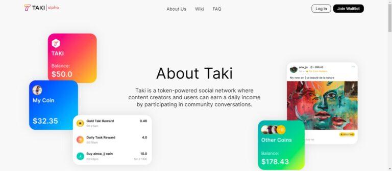 Taki Airdrop Review: You Will Get 50 TAKI once you gain access