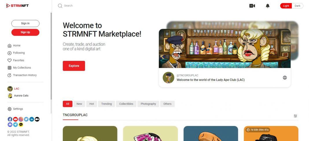 Strmnft Airdrop Review : Welcome to STRMNFT Marketplace!