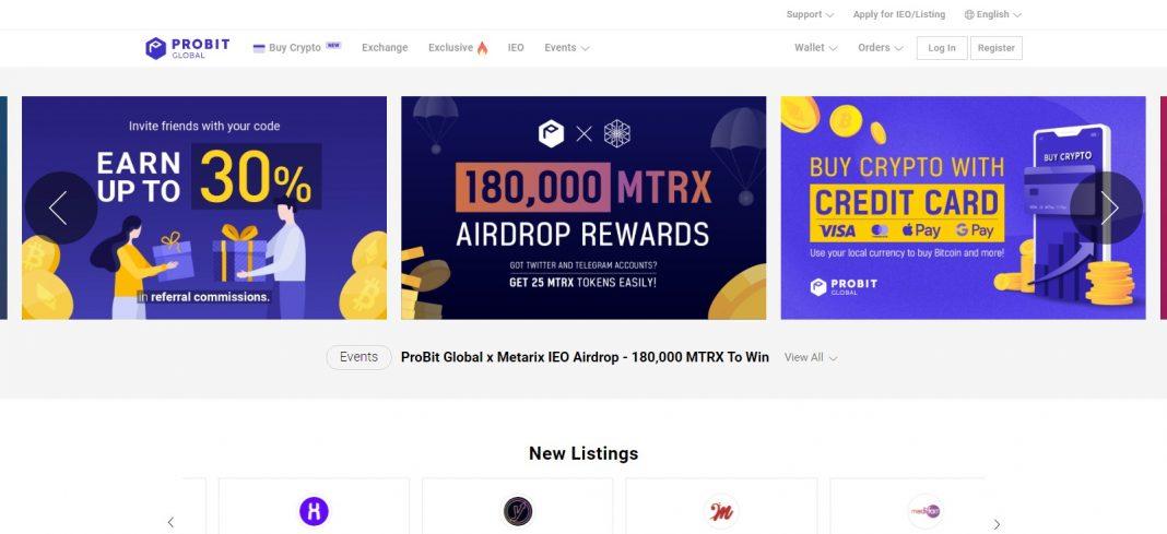 ProBit Global Airdrop Review : You will Get 700,000 TEVI.