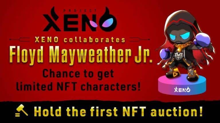 Blockchain game “PROJECT XENO” collaborates with Floyd Mayweather Jr.