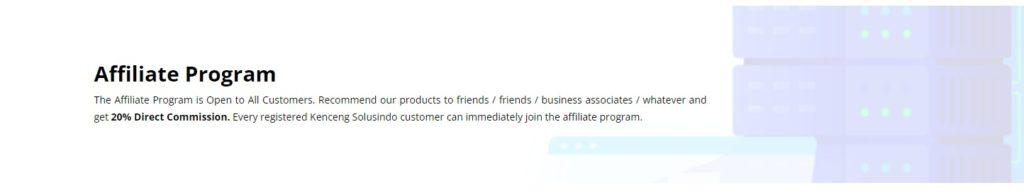Kencengsolusindo Web Hosting affiliate program