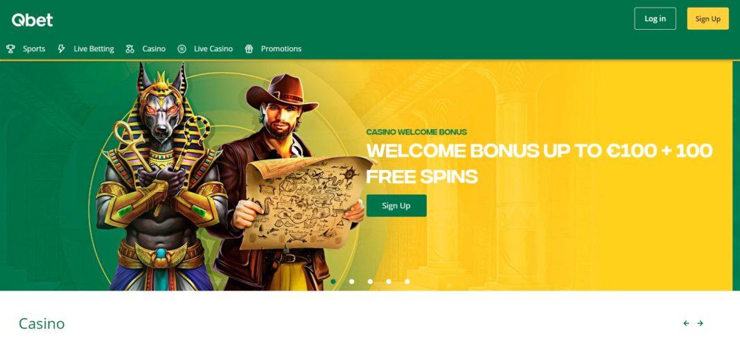 QBet Casino Review: 100% Bonus of Up to €100 + 100 Free Spins