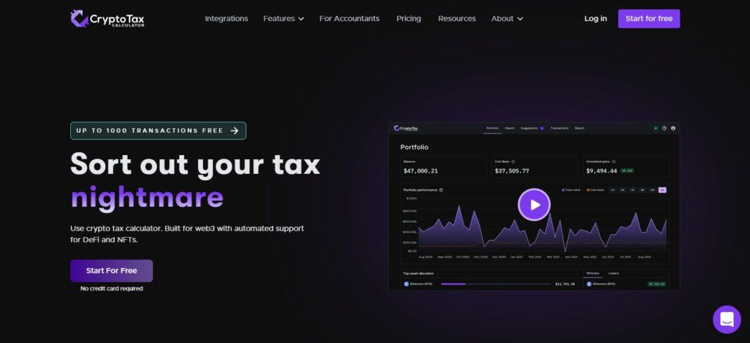 Crypto Tax Calculator Tool Review : Pro Or Cons 2023 Updated