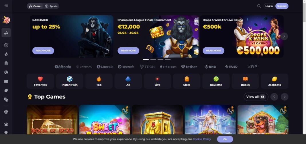 CryptoLeo Casino Review: Up to €300 for Casino Games