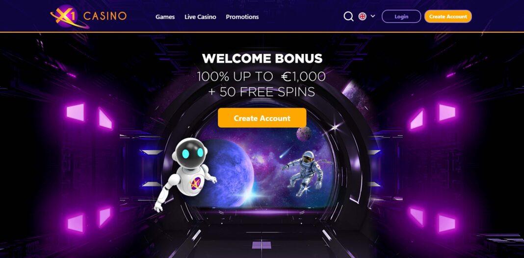 X1Casino Review: Bonus 100% Up to €1000 + 50 Free Spins