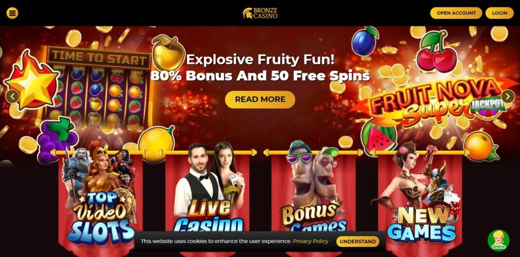 Bronze Casino Review: 80% Bonus And 50 Free Spins