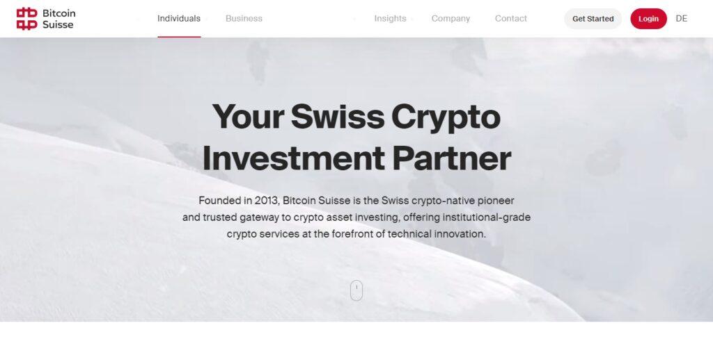 Bitcoin Suisse (Best Crypto Exchange In Switzerland)