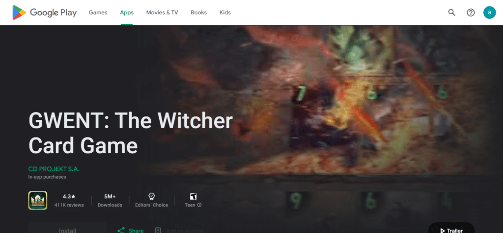 Gwent: The Witcher Arcade Game (Best Android Games)