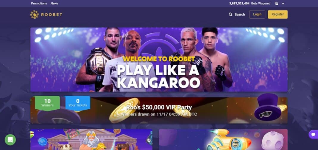 Roobet Crypto Casino Review: Get Up To 700 Free Spins