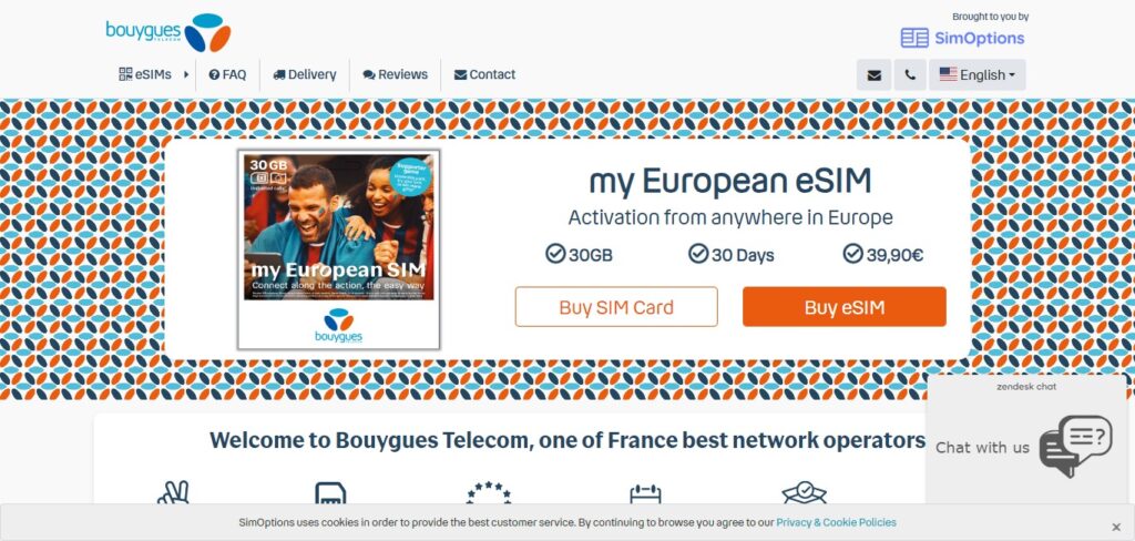 Bouygues Telecom My European eSIM