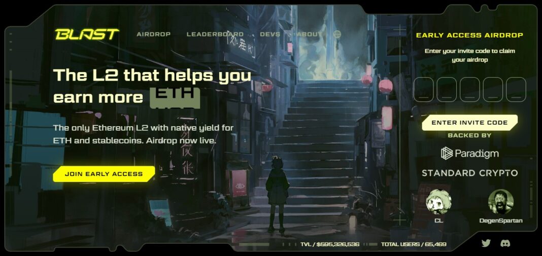 Blast Airdrop Review: The L2 that helps you earn moreETH