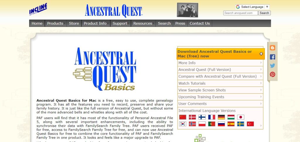 Ancestral Quest Basics for Mac
