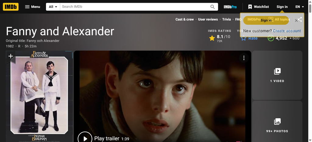 Fanny and Alexander
