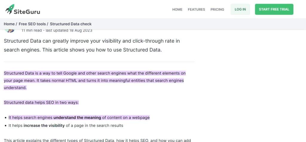 17. Structured Content (JSON-LD)(Best SEO Tool)
