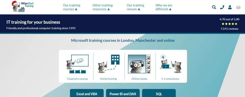 Wise Owl Excel Training