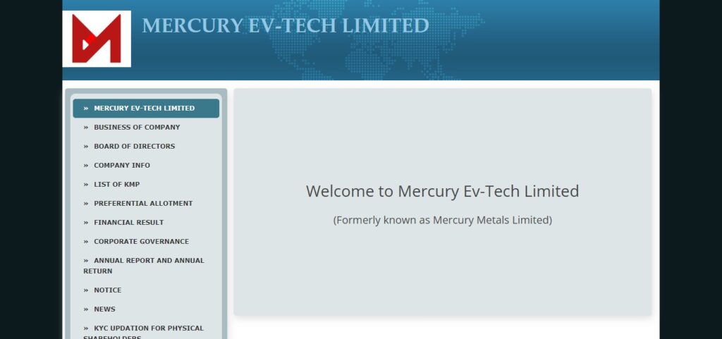 Mercury Metals Ltd