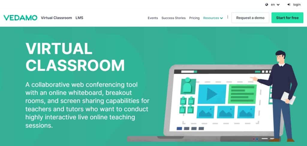 Vedamo Virtual Classroom