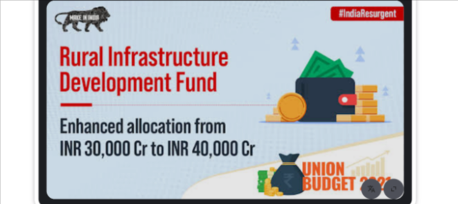Rural and Infrastructure Development Funds