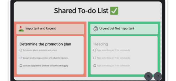 Shared To-Do List