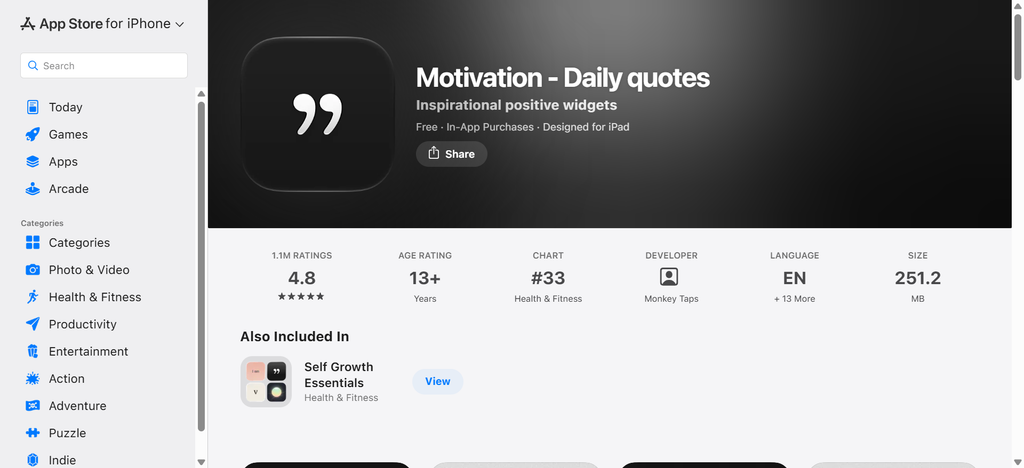 Motivational Quotes App
