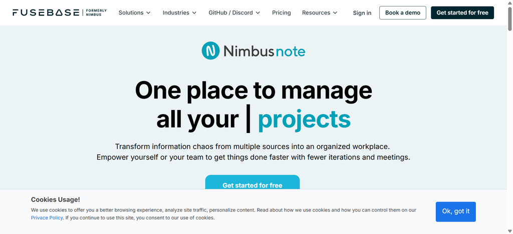Nimbus Note 
