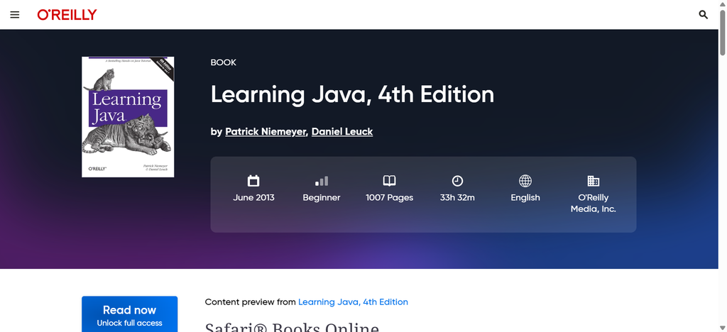 Safari Books Online
