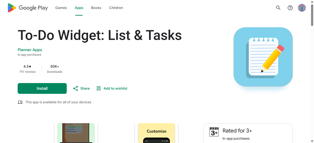 To Do List Widget