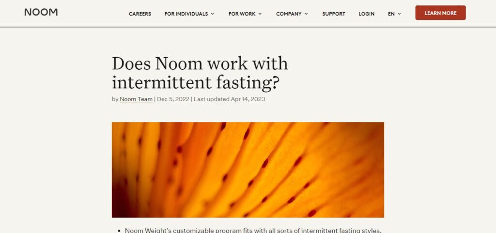 Noom: Intermittent Fasting