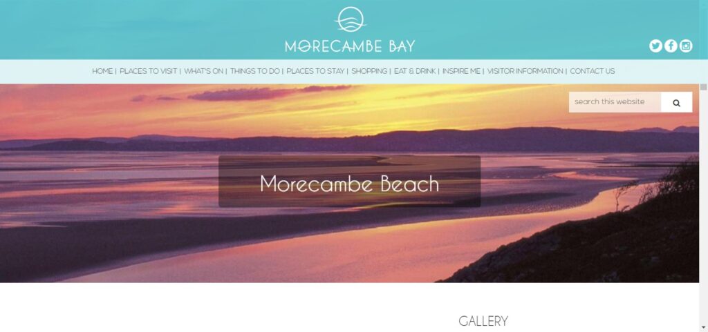 Morecambe Beach, Lancashire