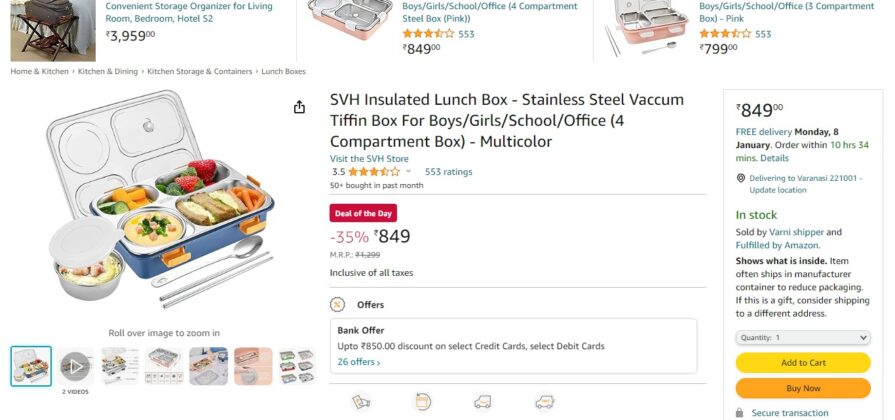 30 Best Lunch Boxes Brands In India