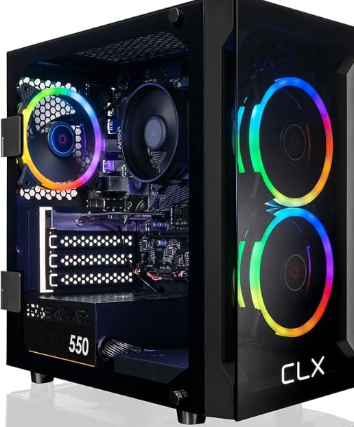 CybertronPC CLX SET Gaming PC - AMD Ryzen 7, 32GB RAM, 1TB SSD
